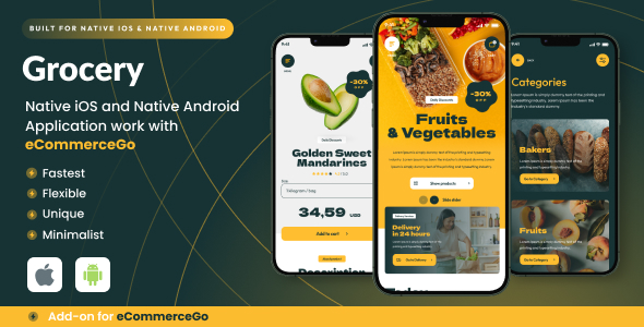 Grocery – Cellular Apps for eCommerceGo SaaS