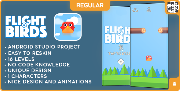 Flight of Birds (REGULAR) – ANDROID – BUILDBOX CLASSIC sport