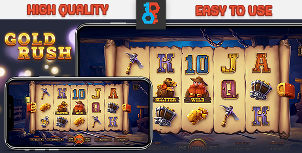 HTML Gold Bustle Slot Game