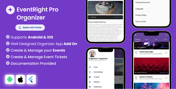 Organizer App for EventRight Pro Match Impress Reserving Machine