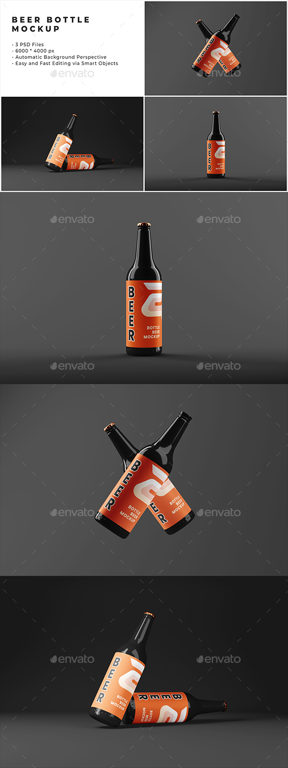 Beer Bottle Mockup