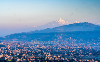 Mountain fluctuate and valley