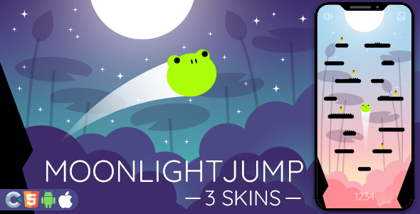 MoonLight Soar – HTML5 Game, Make 3