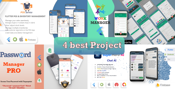 4 In 1 – Easiest Bundle of Flutter App 2023
