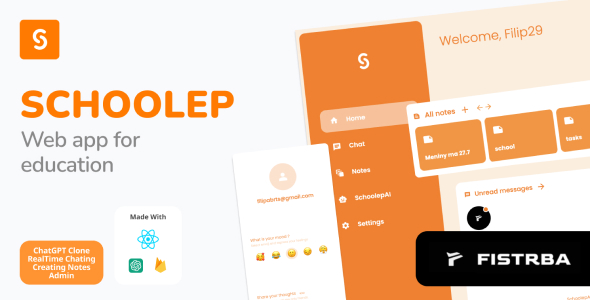 Schoolep – React Js internet app