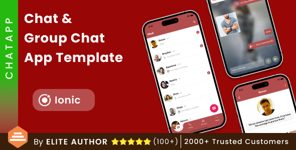 Chat & Crew Chat App Template Ionic | Whatsapp Clone Ionic Template | ChatApp