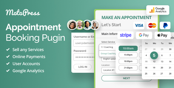 Appointment Booking WordPress Plugin by MotoPress