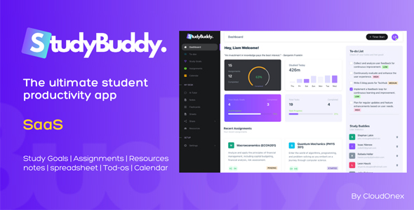 StudyBuddy SaaS – Collaborative Student Productiveness Tool