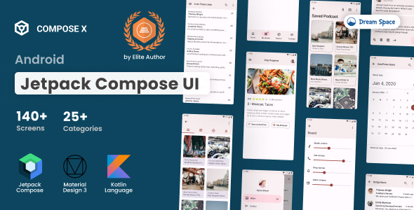 ComposeX – Android Jetpack Plan UI 1.0