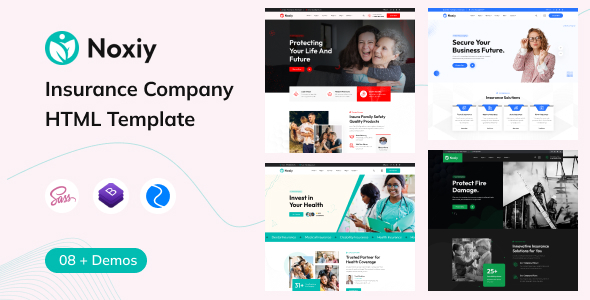 Noxiy – Insurance protection Firm HTML Template