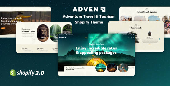 Advenx – Trail Trail & Tourism Shopify Them