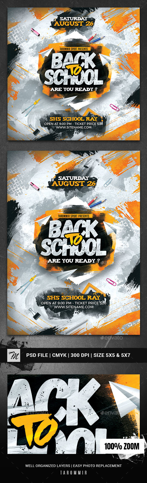 Aid To School Flyer