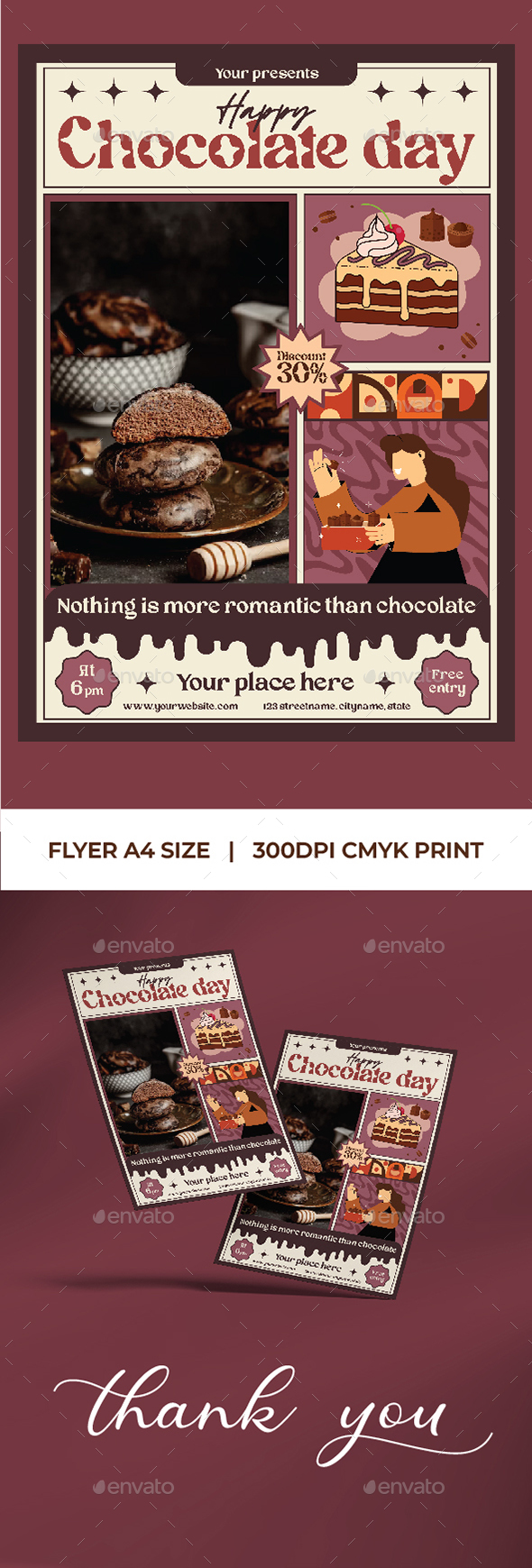 Chocolate day Flyer