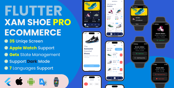 Flutter Xam Shoe Splendid eCommerce + Apple Glance