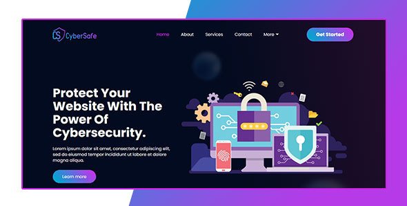 CyberSafe – Cyber Security Carrier HTML5 Template