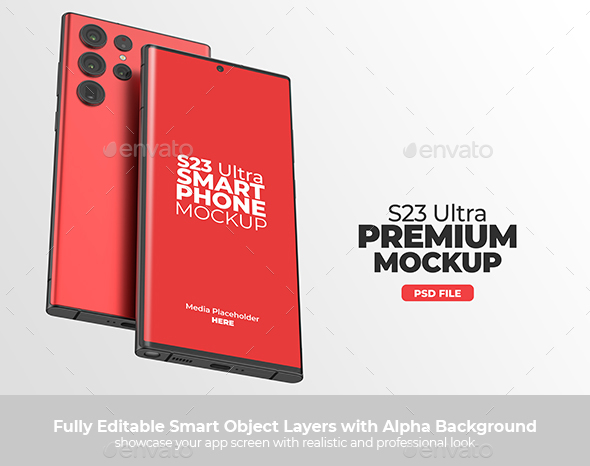 Responsive Smartphone Mockup | S23 Extremely v07