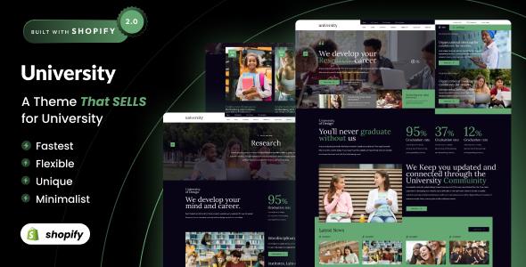 University – College & Education Shopify 2.0 Theme