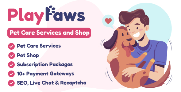 PlayPaws – Pet Care Providers and products and Shop