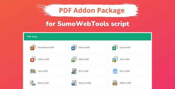 PDF Addon Kit for SumoWebTools