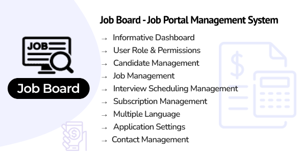 Job Board – Job Portal Administration System SaaS