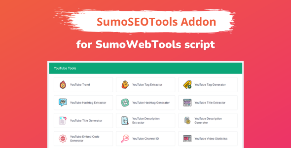 SumoSEOTools Addon Kit for SumoWebTools