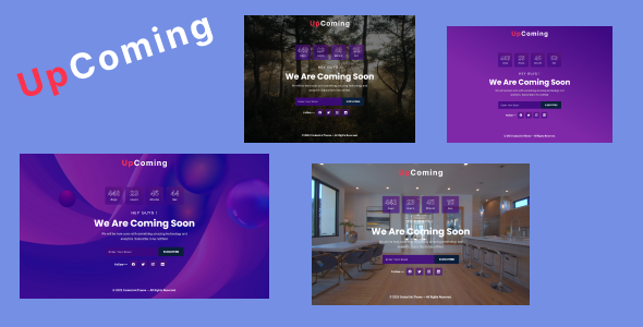 UpComing – Coming Soon HTML5 Template