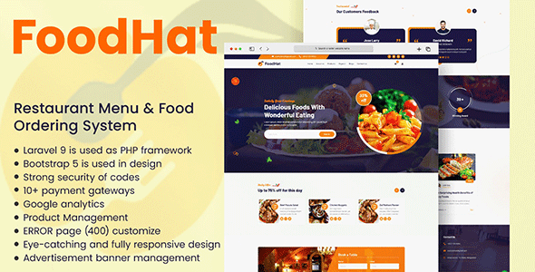 FoodHat – Restaurant Menu & Food Ordering Machine