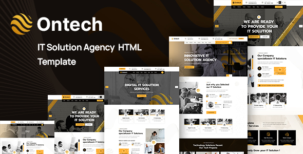 Ontech – IT Alternatives & Services and products HTML Template