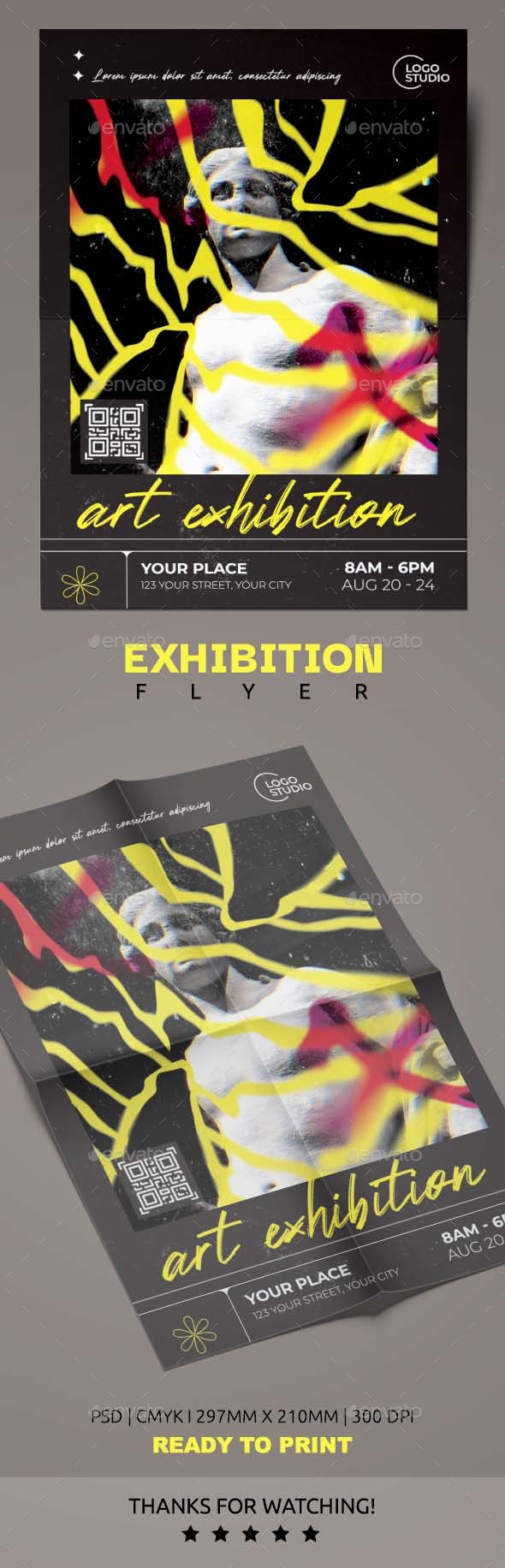 Art work Exhibition Flyer