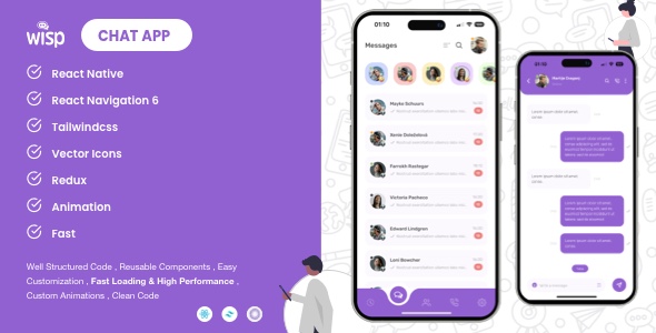 Wisp – Chat UI with React Native