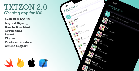 Txtzon 2.0 Chat iOS – Chatting App for iOS