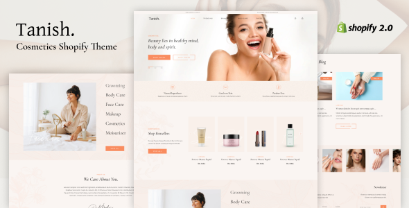 Tanish – Cosmetic Store Shopify Theme