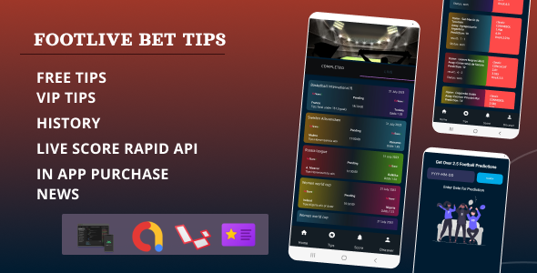 Footlive Soccer Prediction Android App With PHP Laravel Admin Panel.