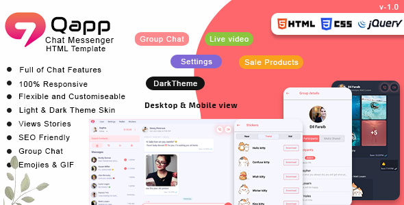 Qapp – Desktop Chat & Messaging