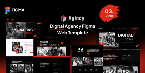 Agincy – Digital Company Figma Template