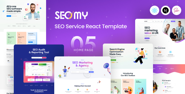 SEOMY – Digital Marketing and marketing & SEO Company React Next js Template