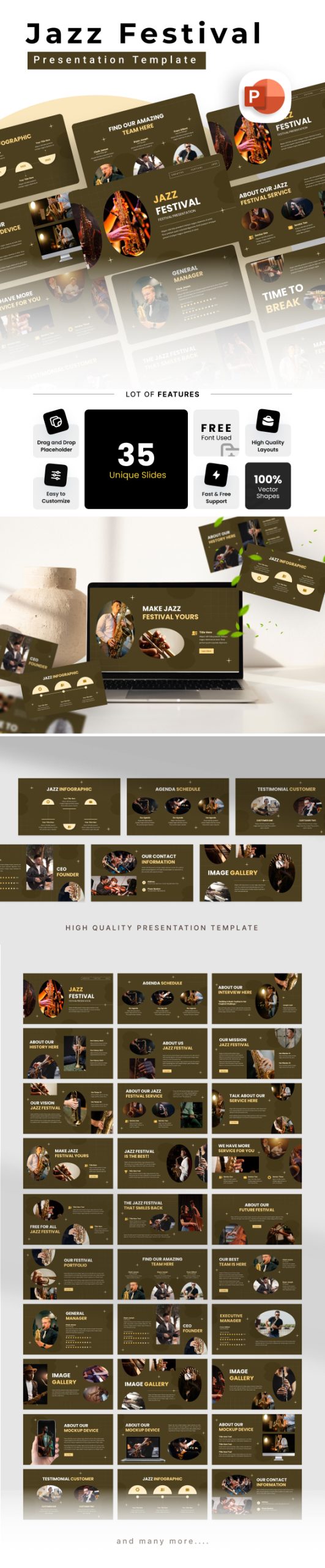 Jazz Festival PowerPoint Template