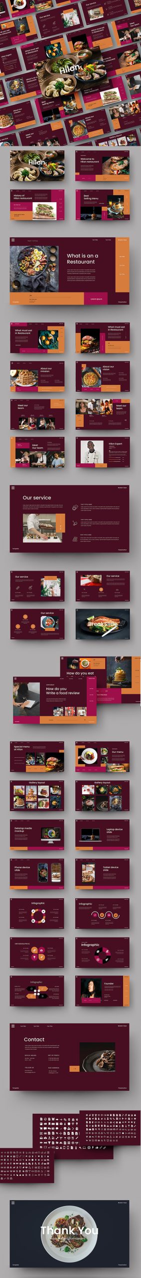 Hilon – Food Industry Keynote Template