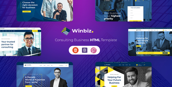 Winbiz – Consulting Industry HTML Template