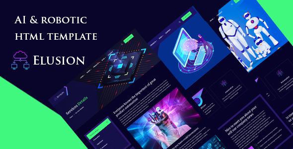 Elusion – Machine Studying & AI HTML Template