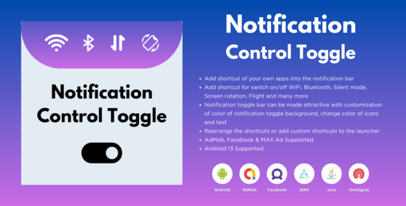 Notification Aid watch over Toggle