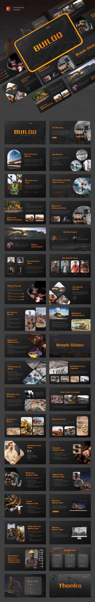 Buildo – Contruction PowerPoint Template