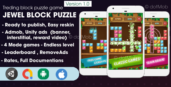 Jewel Block Puzzle – Unity Total Project