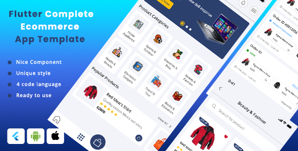 E-Mart Flutter Ecommerce App Template