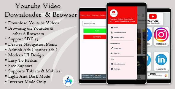 YouTube Video Downloader & Browser