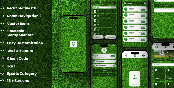 Sports App In React Native Cli – GOLFeX