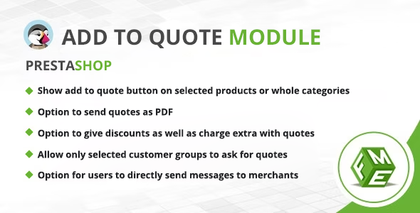 Prestashop Come Quote Module