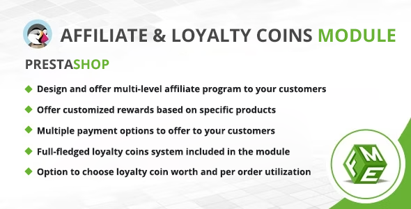 Prestashop Affiliate Module with Loyalty Coins