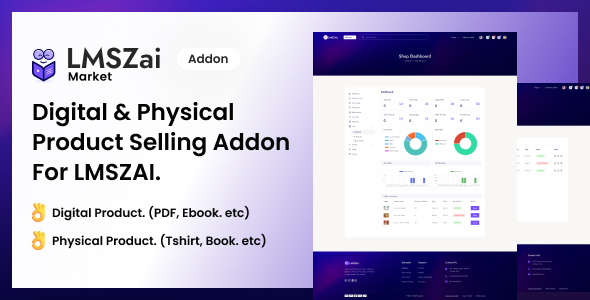 LMSzai Market – Digital & Bodily Product Selling Addon For LMSZAI.
