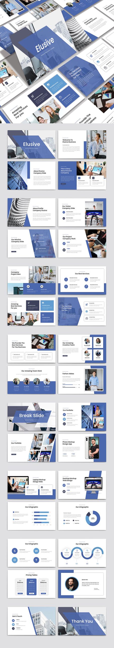 Elusive – Firm Exchange Keynote Template